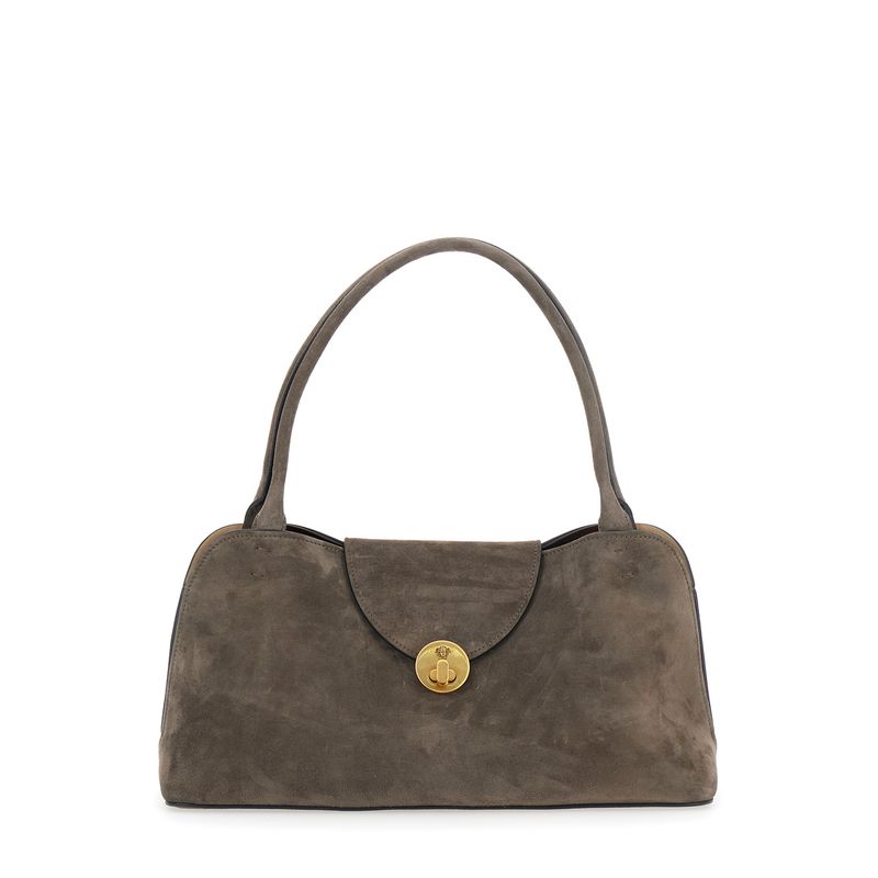 Versace Women Medium Ew Shoulder Calf Leather